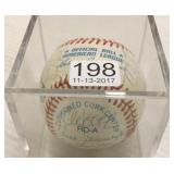 Minnesota Twins autographed team ball including