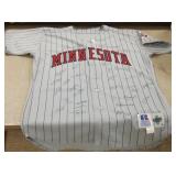 Autographed Twins team jersey including Molitor,
