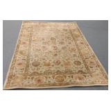 Wool oriental style rug approx. 5