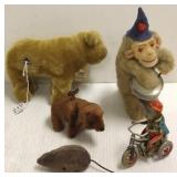 5 old windup toys including U.S. zone Germany &
