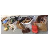 Large group assorted purses, scarves, etc. in 6