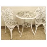 3 piece cast iron garden set