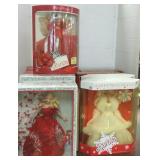 11 Holiday Barbies including 1st & 2nd year