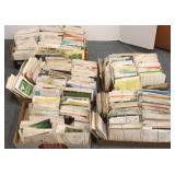 Large group golf score cards