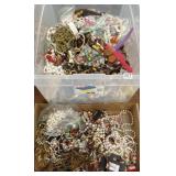 Large group costume jewelry & findings