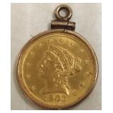 $2 1/2 U.S. gold coin 1903