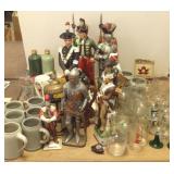 Group of advertising items, Beefeater bottles,