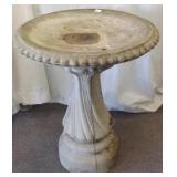 Cement bird bath