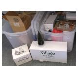 Group of Dept 56 Village Houses, Christmas decor,