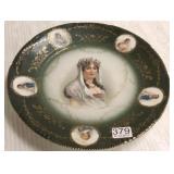 Bavarian Napoleon & Josephine portrait plate