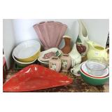 Group of Red Wing, Hull, Pyrex, etc.