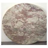 29 1/2" diameter marble table top