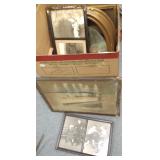 Group of vintage photos- boxing, boat, portraits,