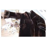 Group of assorted costume, etc. jewelry & a faux