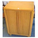 Modern cabinet with tambour doors (as seen)