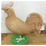 Cement garden chicken