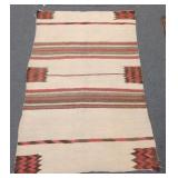 Navajo rug approx. 38" x 62"