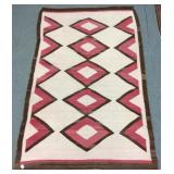 Navajo rug approx. 41" x 67 1/2"