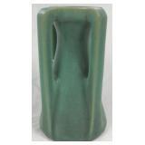 Signed TECO buttress vase, circa 1905, 7 1/2" x