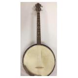 Elton 4-string banjo with resonator back