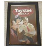 Framed original Irene Patten pastel advertising