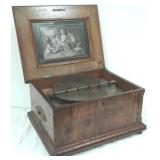 Schultz-Marke Symphonia music box with 27 approx.