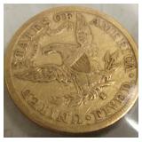 1882 S U.S. gold coin