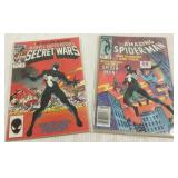 Amazing Spiderman #252 & Secret Wars #8- both high