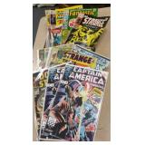 12 Marvel better grade comics including 2 Captain