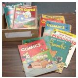 36- 10 cent comics including 22 Walt Disney- many