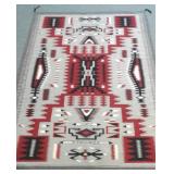 Contemporary finely woven Navajo rug approx: