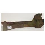 12 1/2" signed Daum Nancy floriform art glass