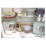 Group including hand painted china, Fiesta,