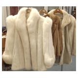 3 fur jackets - 2 with Alaska Couture