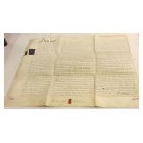Antique Indenture dated 1824