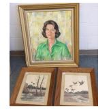 2 framed signed Meixner 