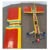Radio controlled airplane with O.S. 4 stroke