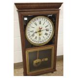 Antique regulator wall clock