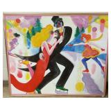 Framed signed Linderman (Earl) oil on canvas