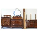 3-piece antique bedroom set