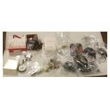 Group of assorted jewelry, Harley watch,