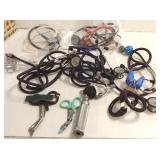 Group of stethoscopes, etc.