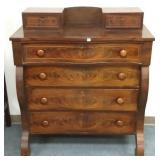 Antique American Empire 4-drawer chest