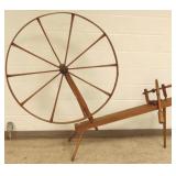 Antique flax wheel