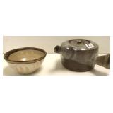 2 signed Warren Mackenzie including handled teapot