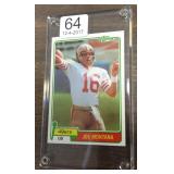 High grade Joe Montana rookie football card
