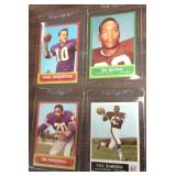 4 high grade football cards including 2 rookie