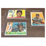 3 higher grade baseball rookie cards - Maris,