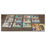 13 early big name baseball cards- varied condition