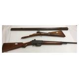 Winchester model 1905- .35 rifle (as is) & an